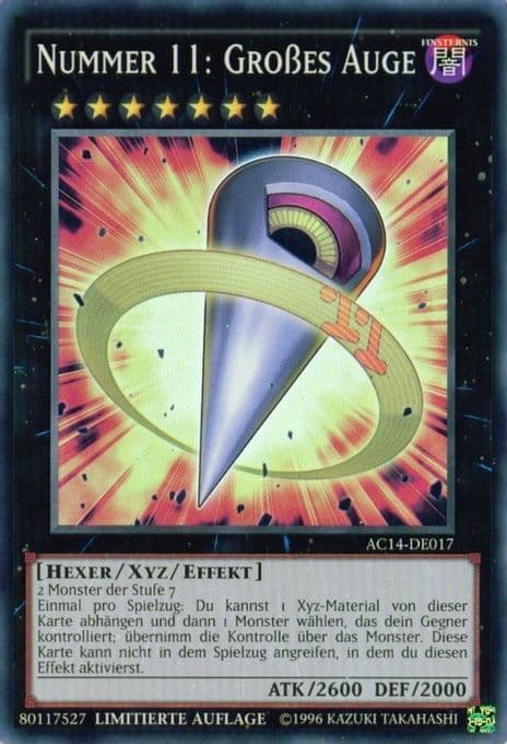 Number 11: Big Eye (German) - "Nummer 11: Großes Auge"