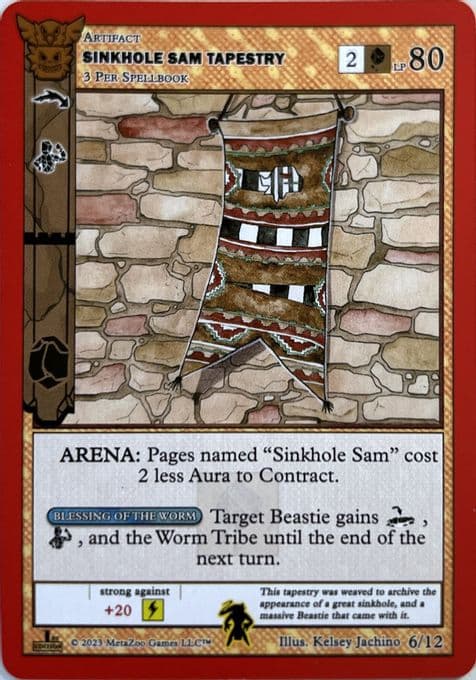 Sinkhole Sam Tapestry