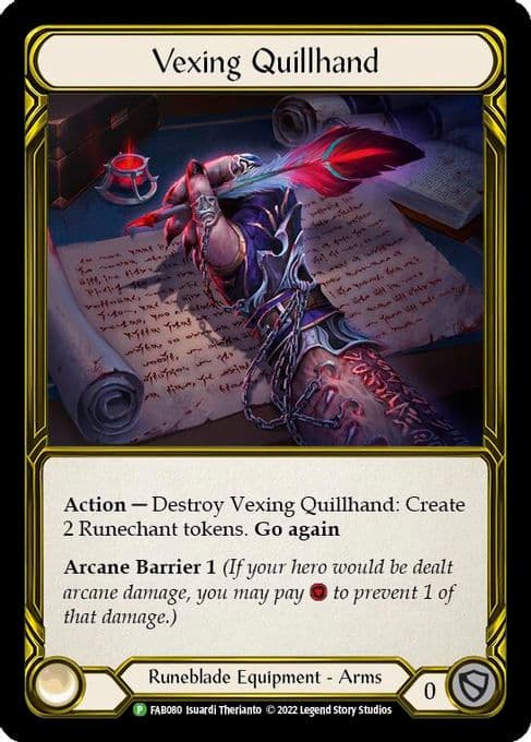 Vexing Quillhand (Golden) - FAB080