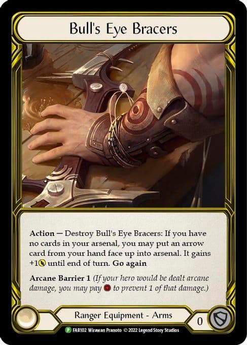 Bull's Eye Bracers (Golden) - FAB102