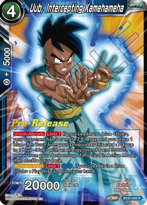 Uub, Intercepting Kamehameha