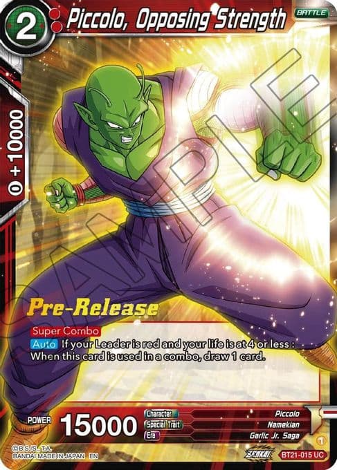 Piccolo, Opposing Strength