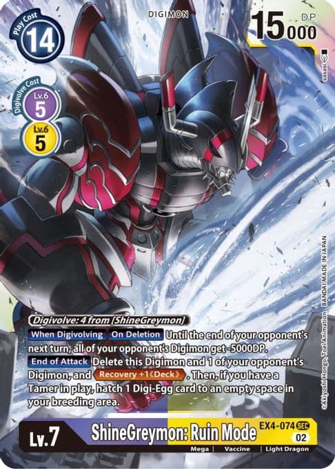 ShineGreymon: Ruin Mode
