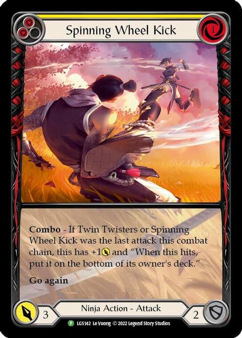 Spinning Wheel Kick (Yellow) - LGS142