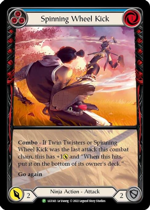 Spinning Wheel Kick (Blue) - LGS143