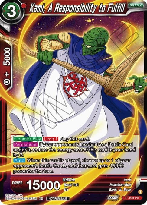 Kami, A Responsibility to Fulfill (Zenkai Series Tournament Pack Vol.4)
