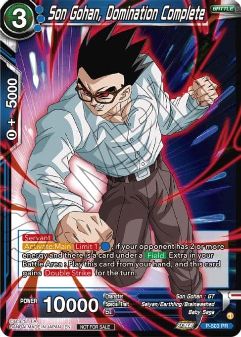 Son Gohan, Domination Complete (Zenkai Series Tournament Pack Vol.4)
