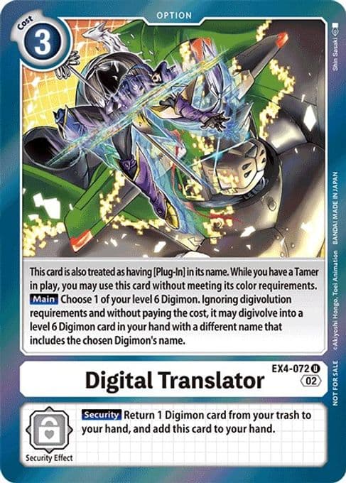 Digital Translator (Box Topper)