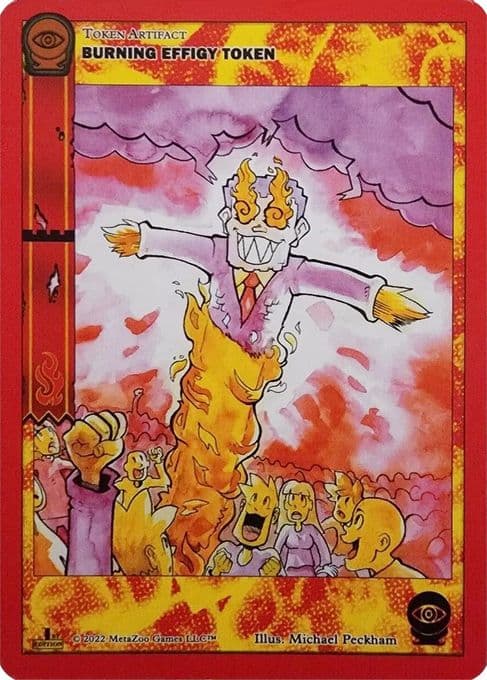 Burning Effigy Token