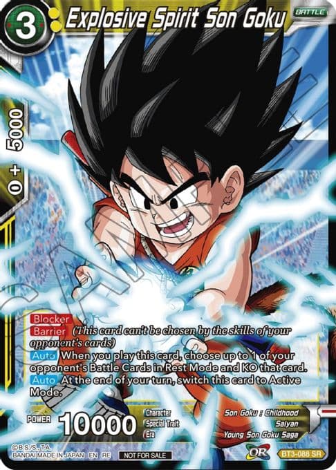 Explosive Spirit Son Goku (Championship Selection Pack 2023 Vol.2) (Silver Foil)