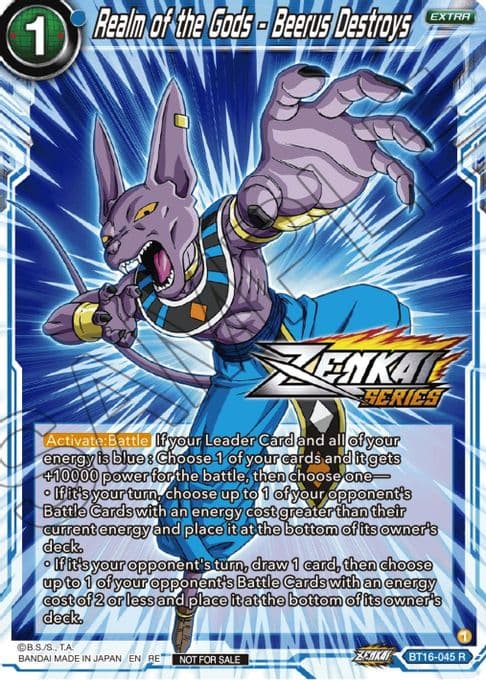 Realm of the Gods - Beerus Destroys (Event Pack 12)