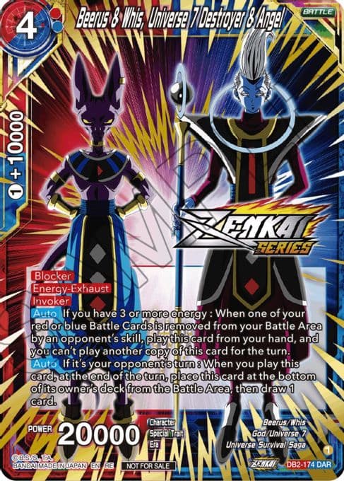Beerus & Whis, Universe 7 Destroyer & Angel (Event Pack 12)