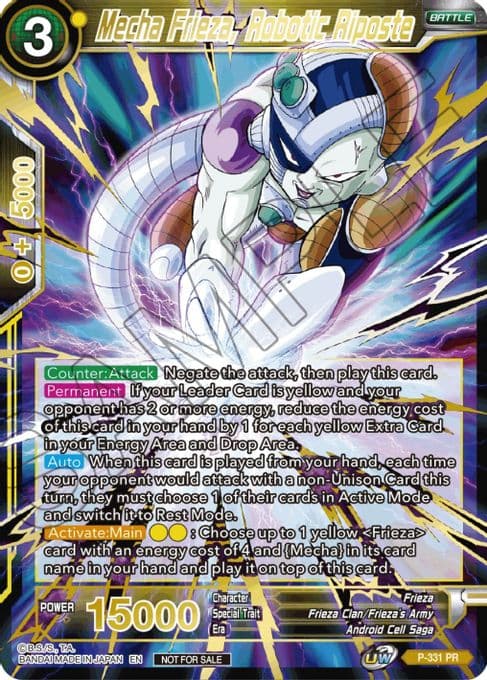 Mecha Frieza, Robotic Riposte (Alt. Art Card Set 2023 Vol. 2)