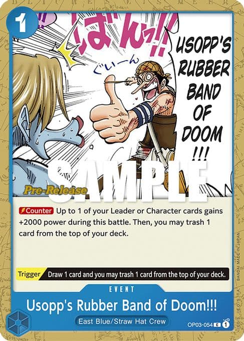 Usopp's Rubber Band of Doom!!!