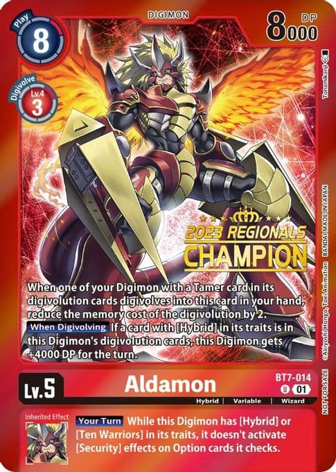 Aldamon (2023 Regionals Champion)