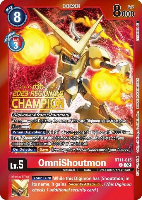 OmniShoutmon (2023 Regionals Champion)