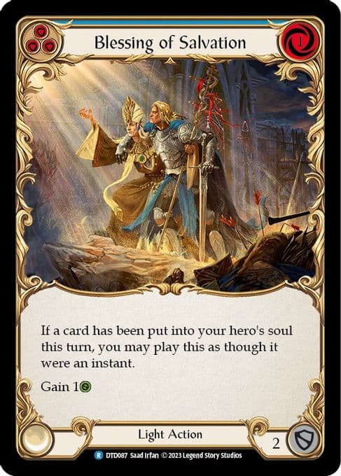 Blessing of Salvation (Blue)
