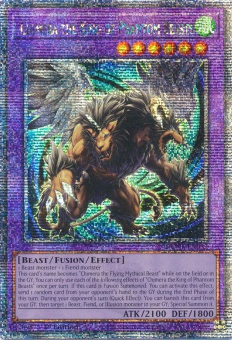 Chimera the King of Phantom Beasts (Quarter Century Secret Rare)