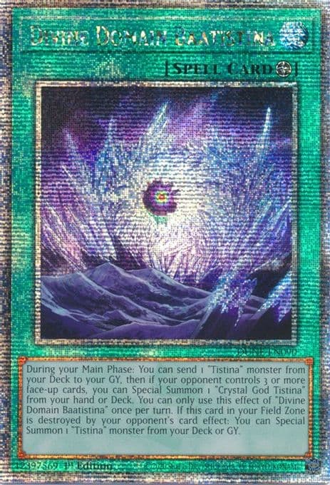 Divine Domain Baatistina (Quarter Century Secret Rare)