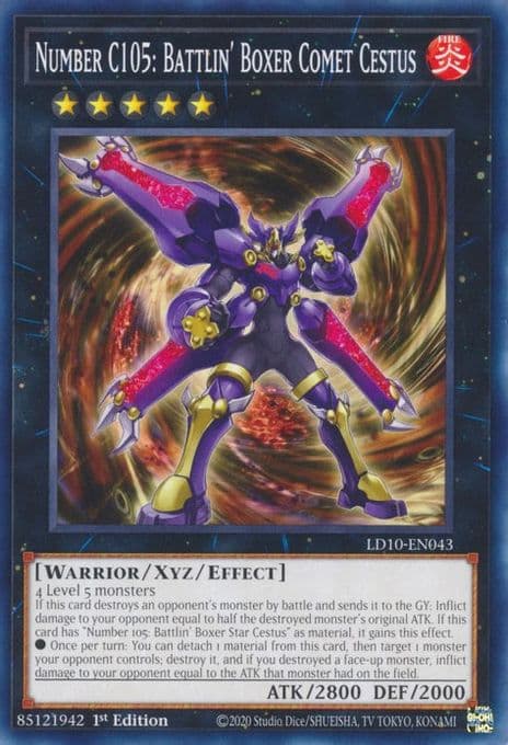 Number C105: Battlin' Boxer Comet Cestus