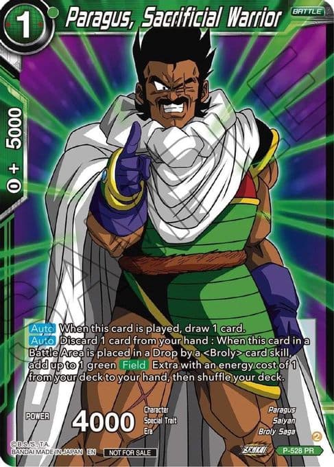 Paragus, Sacrificial Warrior (Zenkai Series Tournament Pack Vol.5)