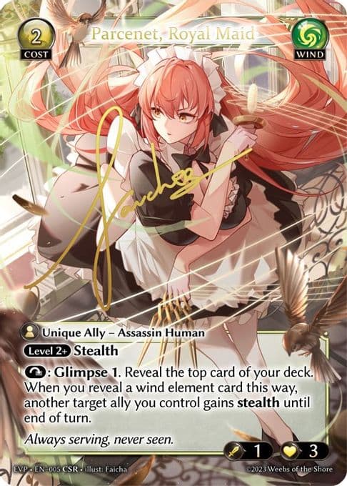 Parcenet, Royal Maid (CSR)
