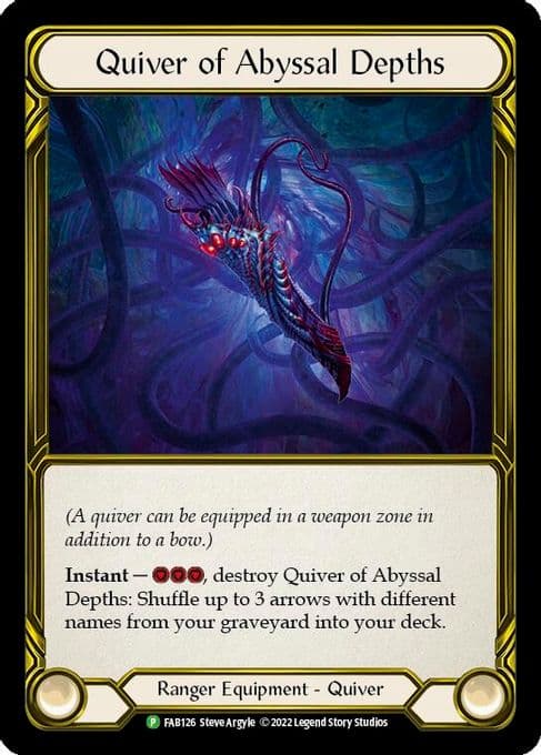 Quiver of Abyssal Depths (Golden) - FAB126