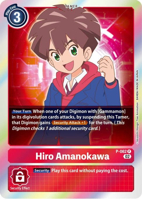Hiro Amanokawa - P-062 (Resurgence Booster Reprint)