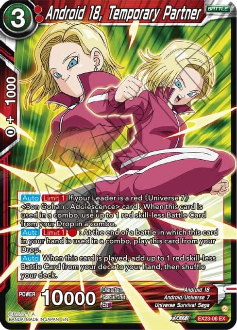 Android 18, Temporary Partner