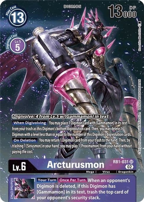 Arcturusmon (Textured Alternate Art)