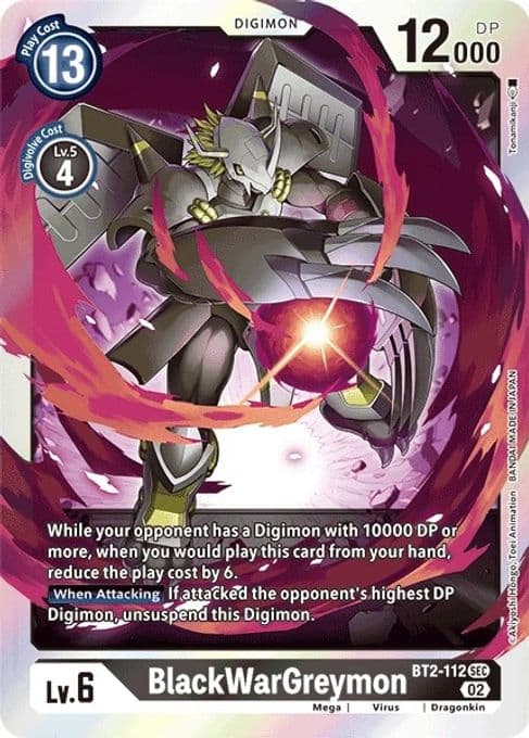 BlackWarGreymon (Resurgence Booster Reprint)