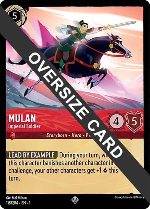 Mulan - Imperial Soldier (Oversized)