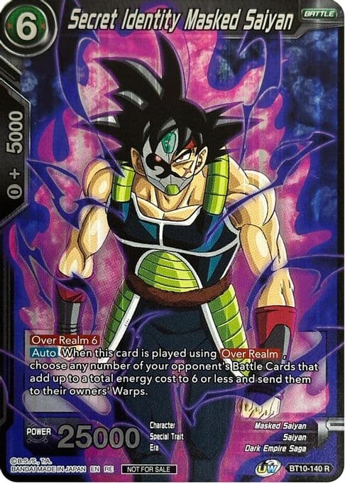 Secret Identity Masked Saiyan (Championship Selection Pack 2023 Vol.3)