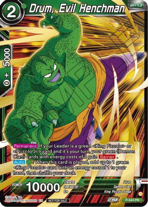 Drum, Evil Henchman (Championship Selection Pack 2023 Vol.3) (Gold-Stamped)