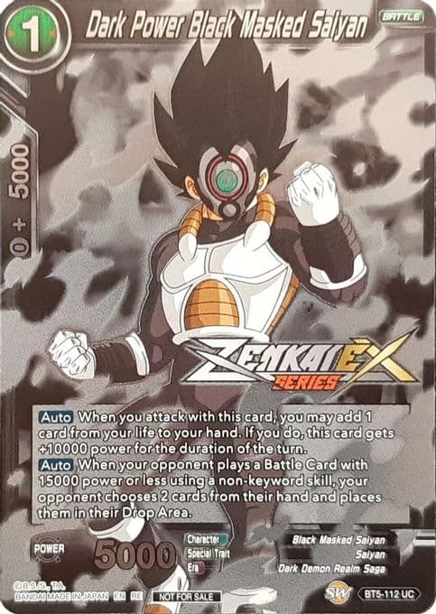 Dark Power Black Masked Saiyan (Event Pack 13)