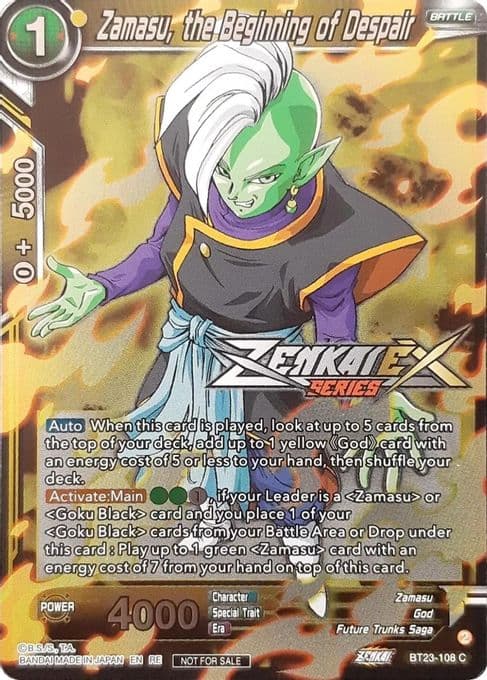 Zamasu, the Beginning of Despair (Event Pack 13)