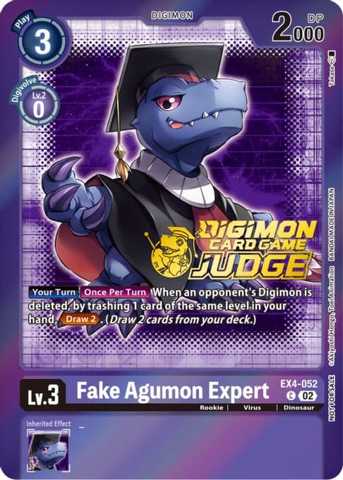 Fake Agumon Expert - EX4-052 (Judge Pack 4)