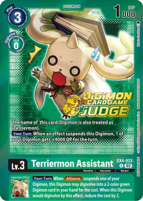 Terriermon Assistant - EX4-033 (Judge Pack 4)