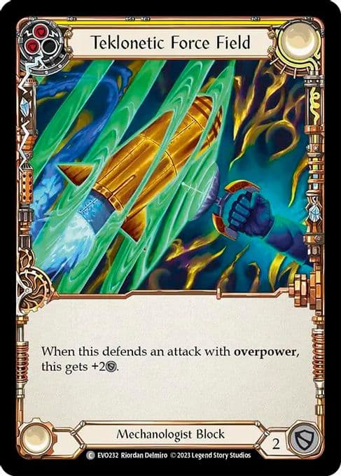 Teklonetic Force Field (Yellow)