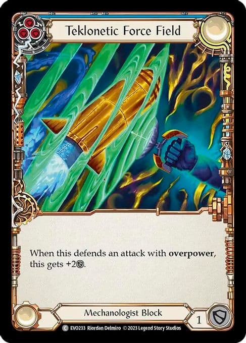 Teklonetic Force Field (Blue)
