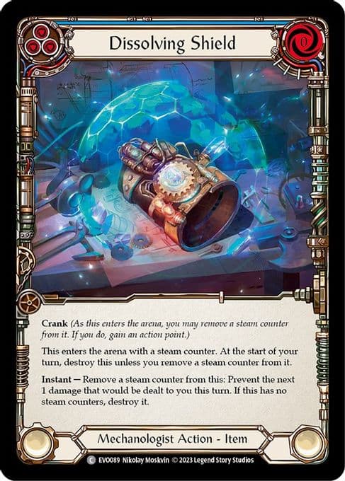 Dissolving Shield (Blue)