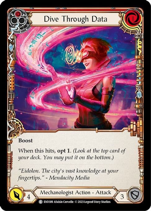 Dive Through Data (Red)