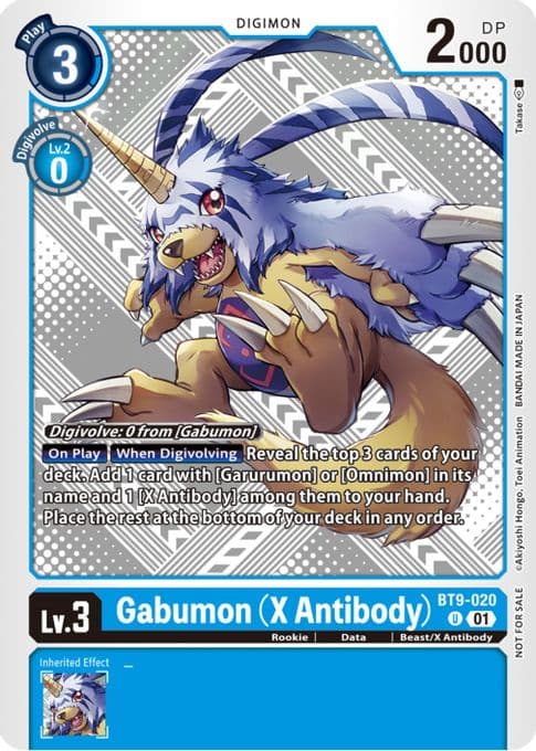Gabumon (X Antibody) (Starter Deck 15 & 16 Pre-Release)
