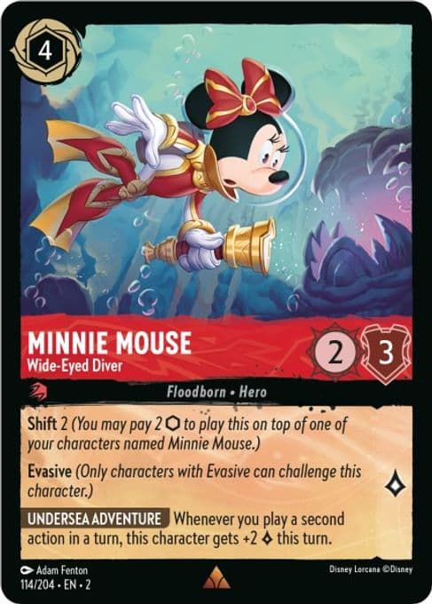 Minnie Mouse - Wide-Eyed Diver