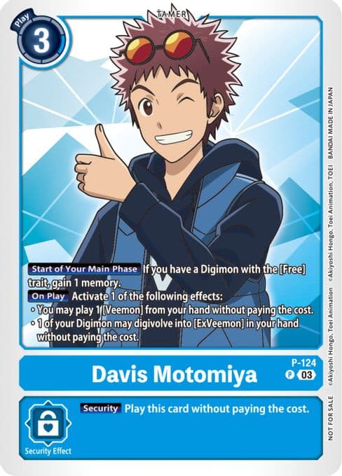 Davis Motomiya - P-124 (NYCC 2023 Demo Deck)
