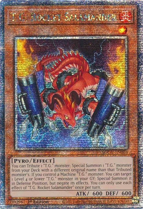 T.G. Rocket Salamander (Quarter Century Secret Rare)