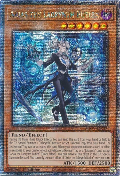 Arias the Labrynth Butler (Quarter Century Secret Rare)
