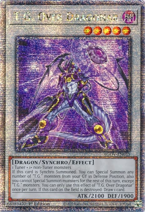 T.G. Over Dragonar (Quarter Century Secret Rare)