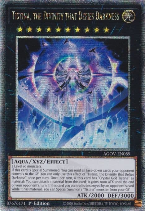 Tistina, the Divinity that Defies Darkness (Quarter Century Secret Rare)