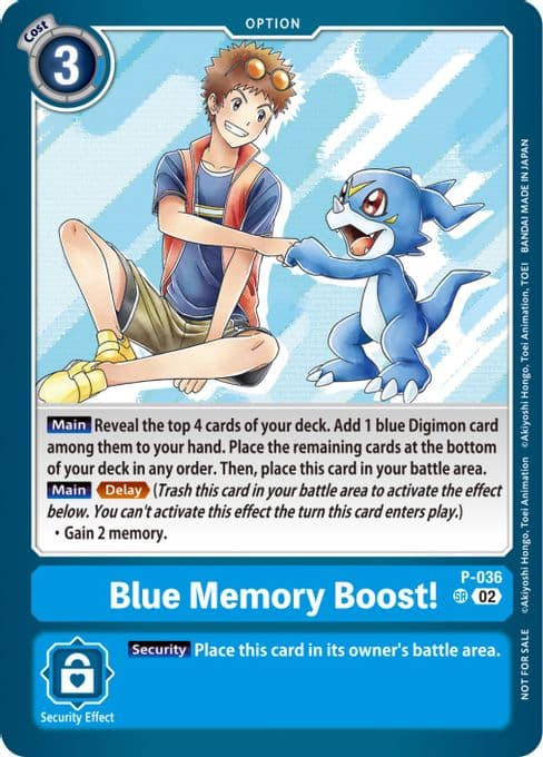 Blue Memory Boost! (NYCC 2023 Demo Deck)